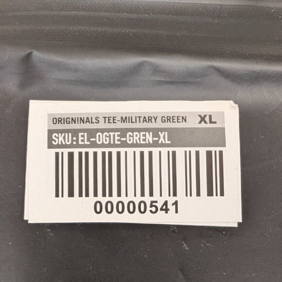 NWT EDGE Originals Military Green Crewneck Tee Shirt XL Cotton Stretch - Picture 8 of 8